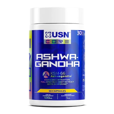 USN Ashwagandha Recovery Aid 30 Capsules