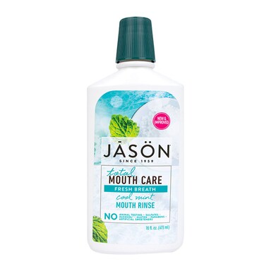 Jason Total Protection Sea Salt Mouthwash, Cool Mint 473ml