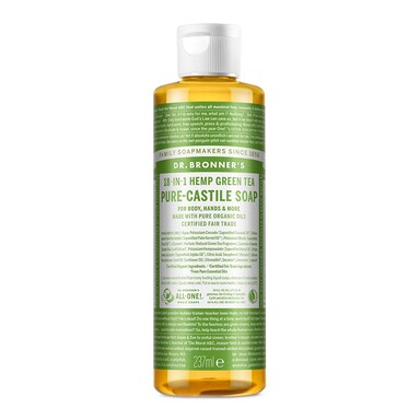 Dr Bronner's Green Tea Pure-Castile Liquid Soap 237ml