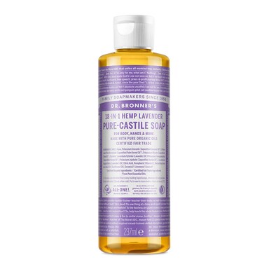 Dr Bronner's Lavender Pure-Castile Liquid Soap 237ml