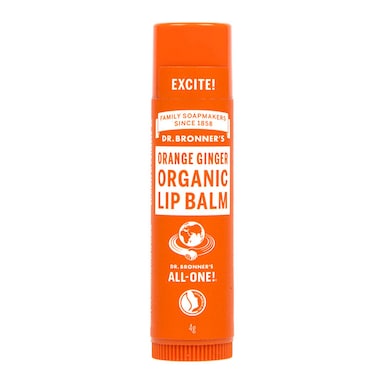 Dr Bronner's - Orange-Ginger Organic Lip Balm 4g