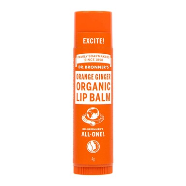 Dr Bronner's - Orange-Ginger Organic Lip Balm 4g