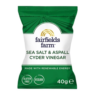 Fairfields Farm Sea Salt & Aspall Cyder Vinegar Potato Crisps 40g