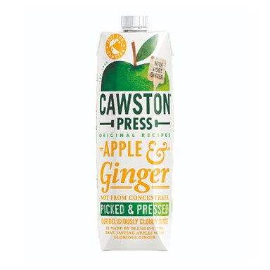 Cawston Apple & Ginger Juice - Pressed 1Ltr