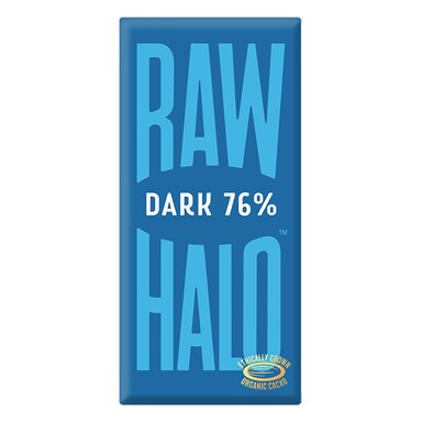 Raw Halo Vegan Pure Dark Raw Chocolate 70g