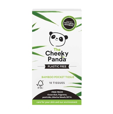 The Cheeky Panda Bamboo Pocket Tissues x10