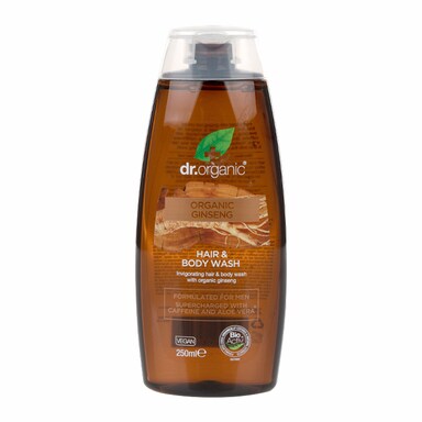 Dr Organic Ginseng Hair & Body Wash 250ml