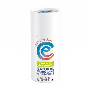 Earth Conscious Natural Deodorant Stick - Lemon & Rosemary 60g