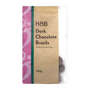 Holland & Barrett Dark Chocolate Brazils 200g