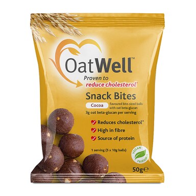 Oatwell Snack Bites Cocoa 50g