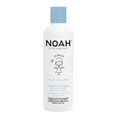 Noah Kids Shampoo - Milk & Sugar for Long Hair 250ml