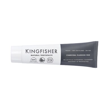 Kingfisher Naturally Whitening Charcoal Toothpaste 100ml