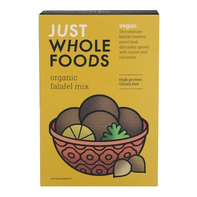 Just Wholefoods Organic Vegan Falafel Mix 120g