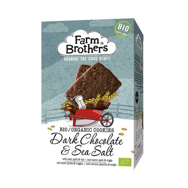 Farm Brothers Dark Chocolate & Sea Salt Cookies 150g