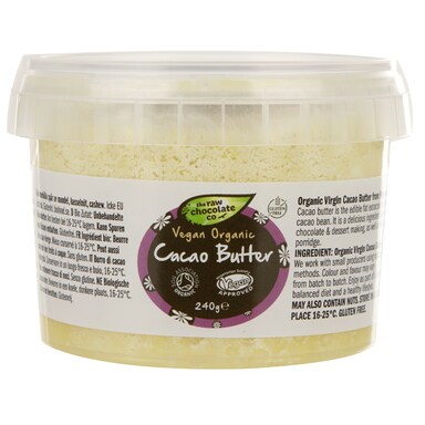 The Raw Chocolate Company Cacao Butter 240g