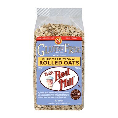 Bobs Red Mill Pure Rolled Oats 400g