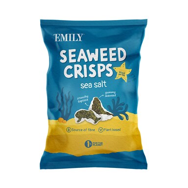 Abakus Foods Seaweed Crisps Lightly Salted 18g