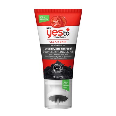 Yes To Tomatoes Detoxifying Charcoal Deep Cleansing Scrub
