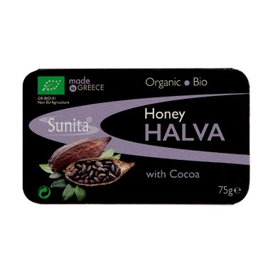 Sunita Halva With Dark Chocolate - Organic 75g