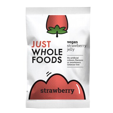 Just Wholefoods Vegan Jelly Crystals Strawberry 85g