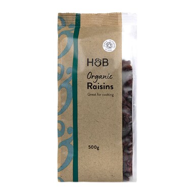 Holland & Barrett Organic Raisins 500g