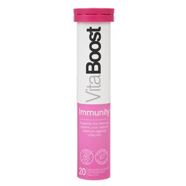 Vitaboost Immunity Effervescent 20 Tablets
