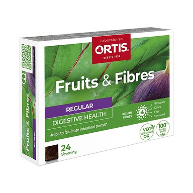 Ortis Fruits & Fibres Chewable Cubes Pack of 24