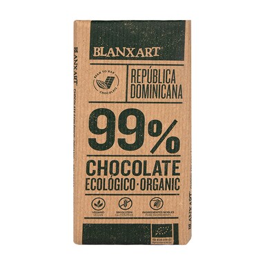 Blanxart Organic Dominica Dark 99% Chocolate 80g