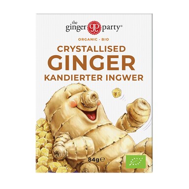 Ginger Party Organic Crystallised Ginger 84g
