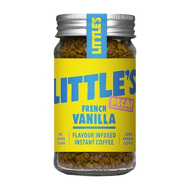 Little's Coffee French Vanilla Flavour Infused Instant Coffee Decaf 50g