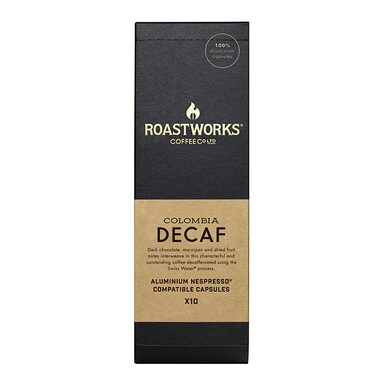 Roastworks Coffee Co Ltd. Decaf Colombia Nespresso Compatible Capsules 55g