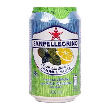 San Pellegrino Fruit Beverage Lemon/Mint 330ml