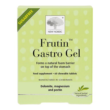New Nordic Frutin Gastro 60 Gel Chewable Tablets
