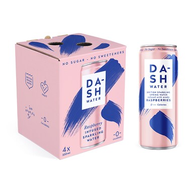Dash Water Raspberry 4 x 330ml