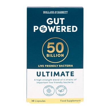 Holland & Barrett Gut Powered Ultimate 50-Billion 30 Capsules