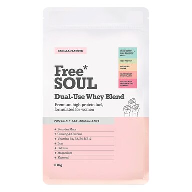 Free Soul Dual Use Blend Whey Vanilla 510g