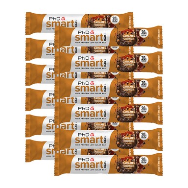 PhD Smart Bar Caramel Crunch 12 x 64g