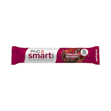 PhD Smart Bar Dark Chocolate & Raspberry 64g