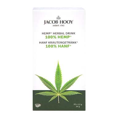 Jacob Hooy Hemp 20 Herbal Tea Bags