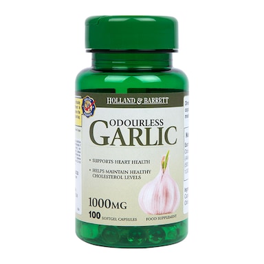 Holland & Barrett Odourless Garlic 1000mg 100 Capsules