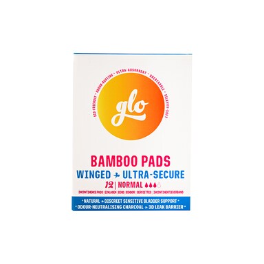 glo Bamboo Pads for Sensitive Bladder 12 pack