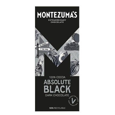 Montezuma's 100% Cocoa Absolute Black Bar 90g