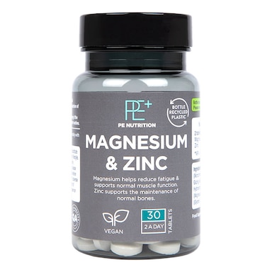 PE Nutrition Magnesium with Zinc 30 Tablets