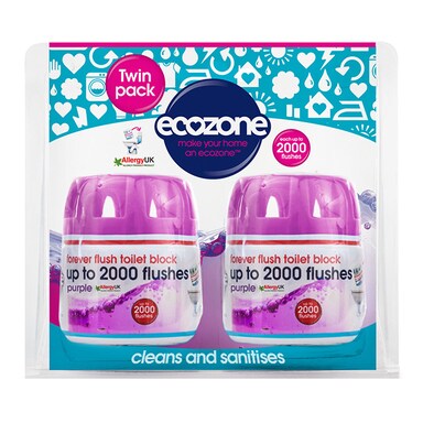 Ecozone Forever Flush 2000 - Twin Pack 180g