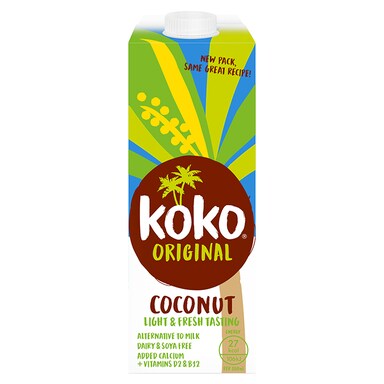 Koko Dairy Free Original Coconut Milk + Calcium 1Ltr
