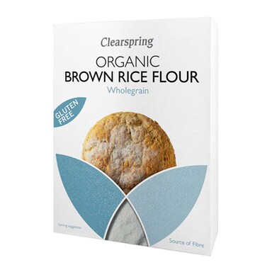 Clearspring Organic & Gluten Free Brown Rice Flour 375g