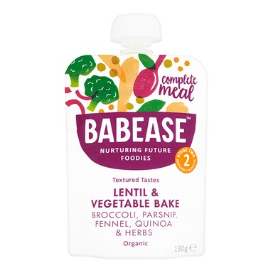 Babease Organic Lentil & Vegetable Bake 130g