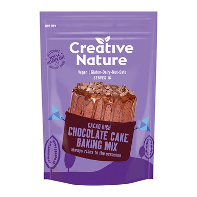Creative Nature Cacao Rich Chocolate Cake Baking Mix 300g
