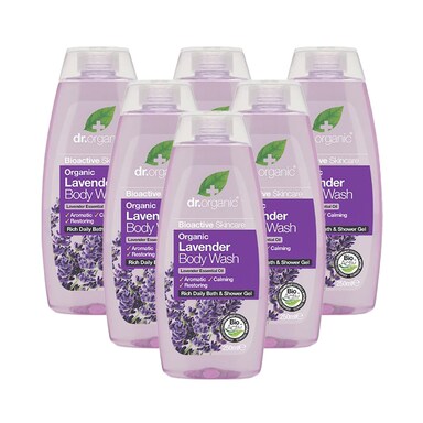 Dr Organic Lavender Bodywash Bundle 6 x 250ml