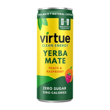 Virtue Yerba Mate - Peach & Raspberry 250ml